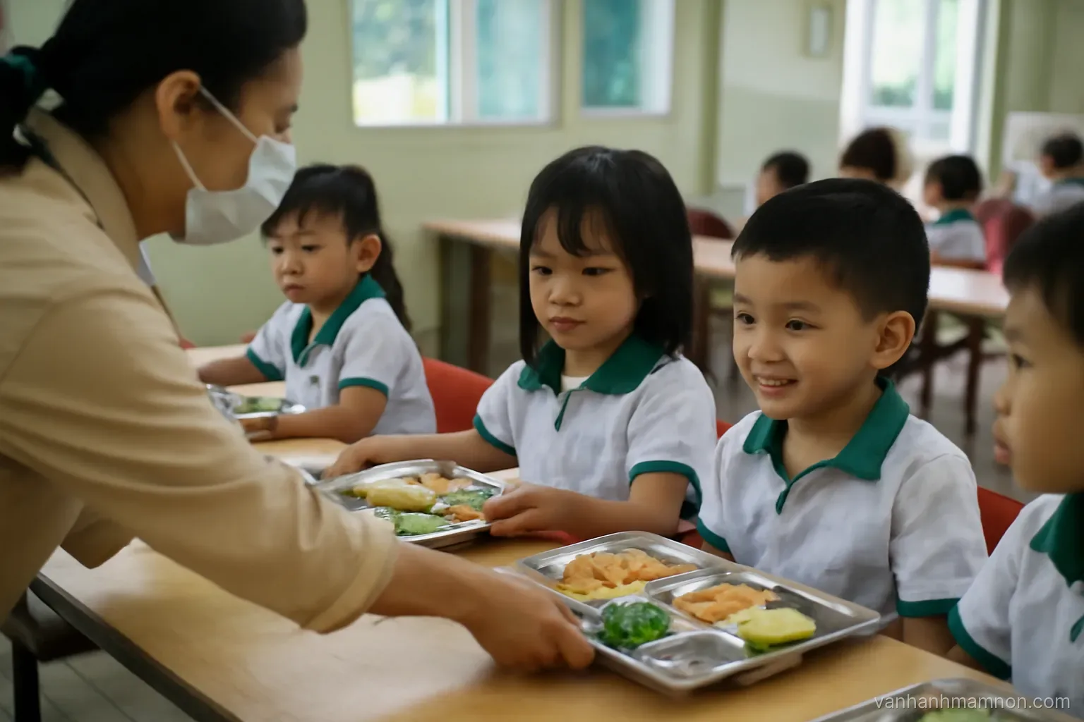 Vận hành bếp bán trú một ngày từ chợ đến bàn ăn