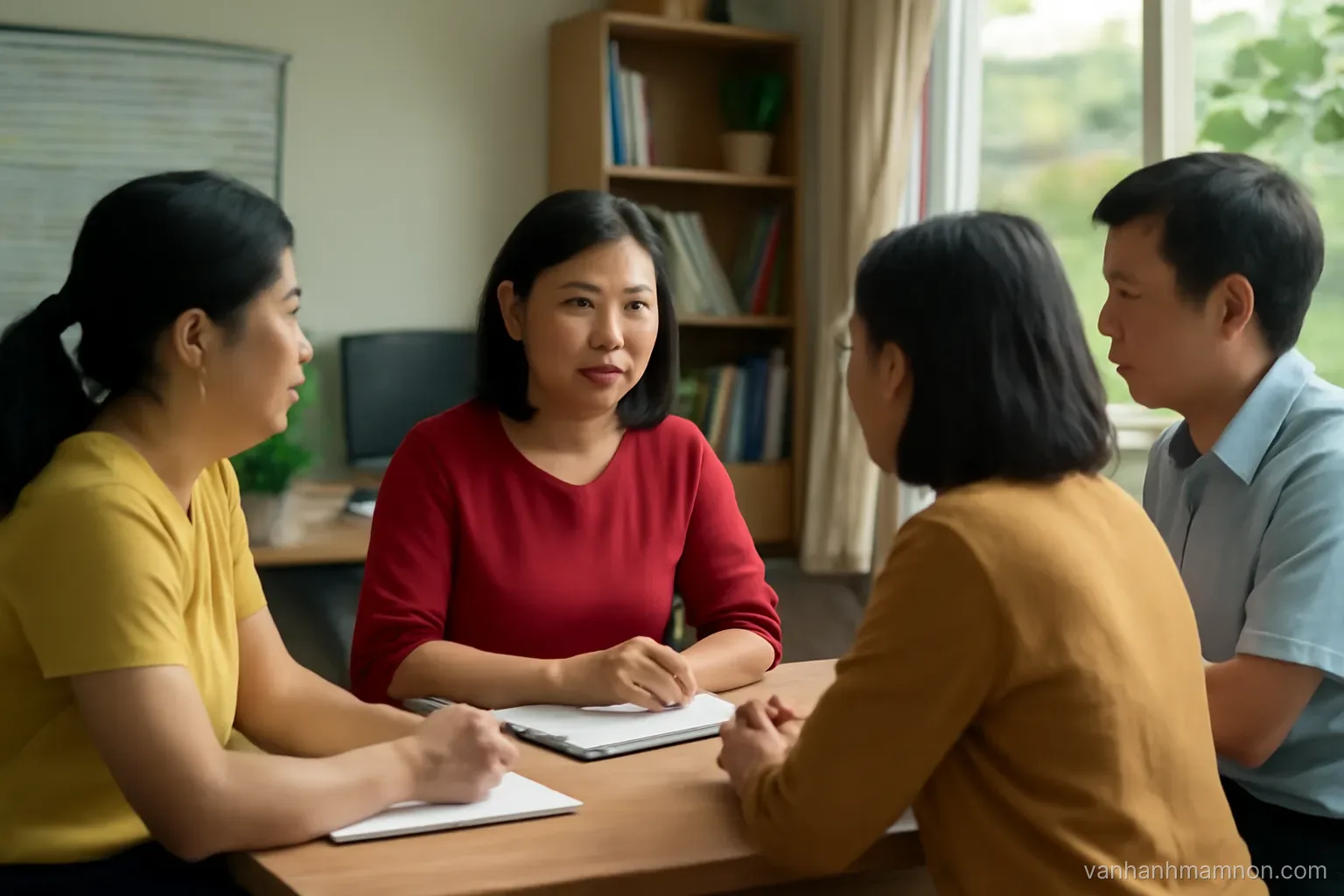 Vận hành giờ đón trẻ cao điểm không ùn tắc